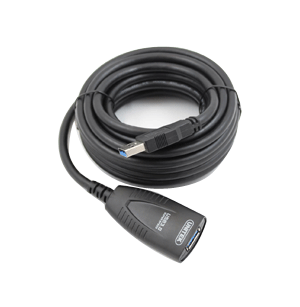 丹诺会议摄像机专用USB3.0信号放大延长线5米 usb带芯片信号延长器